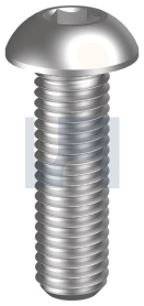 1/4x 1-3/4 UNC BUTTON HEAD SOCKET SCREW H 304 STAINLESS