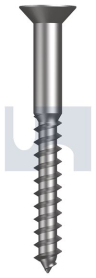 M8x100 COUNTERSUNK COACH SCREW 316 STAINLESS