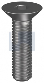 3/8x2 UNC  Blk  CSK Socket  Screw