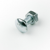 1/4x3/4 BSW Z/P Cup Hd Bolt & Nut-200
