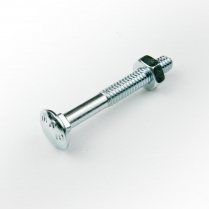 1/4x3 BSW Z/P Cup Hd Bolt & Nut-200
