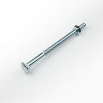 1/4x3.1/2 BSW Z/P Cup Hd Bolt & Nut-200