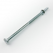 1/4x6 BSW Z/P Cup Hd Bolt & Nut-100*
