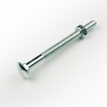 5/16x4 BSW Z/P Cup Hd Bolt & Nut-200