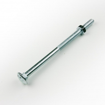 5/16x5.1/2 BSW Z/P Cup Hd Bolt & Nut-100*