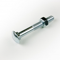1/2x3.1/2 BSW Z/P Cup Hd Bolt & Nut-100
