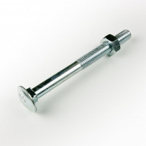 1/2x5 BSW Z/P Cup Hd Bolt & Nut-50