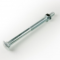 1/2x7 BSW Z/P Cup Hd Bolt & Nut-25