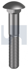 M6x60 316 S/S Cup Hd Bolt Only