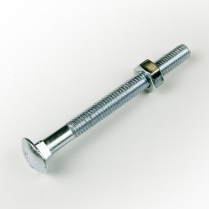 M06x75 CL4.6 Z/P Cup Hd Bolt & Nut-150*
