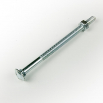M06x90 CL4.6 Z/P Cup Hd Bolt & Nut-150*
