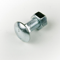 M08x20 CL4.6 Z/P Cup Hd Bolt & Nut-200