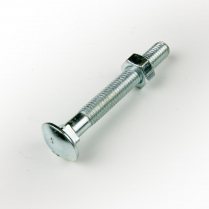M08x70 CL4.6 Z/P Cup Hd Bolt & Nut-100
