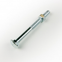 M08x90 CL4.6 Z/P Cup Hd Bolt & Nut-100