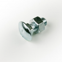 M10x30 CL4.6 Z/P Cup Hd Bolt & Nut-200