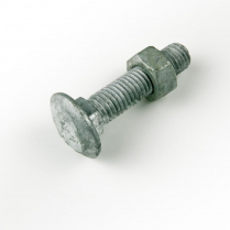 M10x40 CL4.6 Gal Cup Hd Bolt & Nut-150