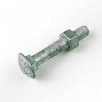 M10x50 CL4.6 Gal Cup Hd Bolt & Nut-100