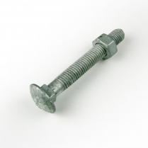 M10x70 CL4.6 Gal Cup Hd Bolt & Nut-100