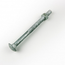 M10x120 CL4.6 Gal Cup Hd Bolt & Nut-50