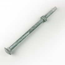M10x150 CL4.6 Z/P Cup Hd Bolt & Nut-50
