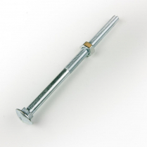 M10x160 CL4.6 Gal Cup Hd Bolt & Nut-100