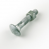 M12x50 CL4.6 Gal Cup Hd Bolt & Nut-150