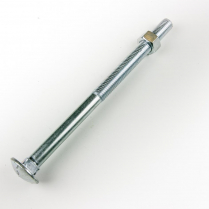 M12x180 CL4.6 Z/P Cup Hd Bolt & Nut-75*