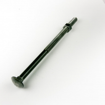 M12x220 CL4.6 Blk Cup Hd Bolt & Nut-50