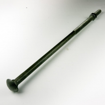 M12x325 CL4.6 Blk Cup Hd Bolt & Nut-50