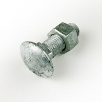 M16x50 CL4.6 Gal Cup Hd Bolt & Nut-100