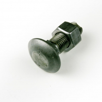 M16x65 CL4.6 Blk Cup Hd Bolt & Nut-75*