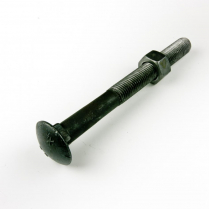 M16x150 CL4.6 Blk Cup Hd Bolt & Nut-50