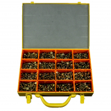 8G 10G 12G Self Drilling Screws Kit Yellow Zinc Plated Tek