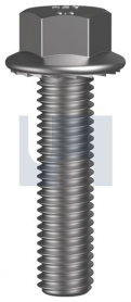 M8x30 Gr304 S/S Flange Serrated Hex Bolt-100