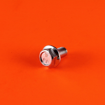 M10x20 Cl8.8 Z/P Flange Serrated Hex Bolt-100