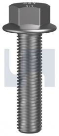 M10x30 METRIC FINE FLANGED HEX BOLT NO SERR AF14 Z/Y