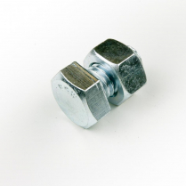 5/8x1 BSW Z/P Hex Bolt & Nut-100