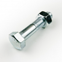 5/8x2.3/4 BSW Z/P Hex Bolt & Nut-50