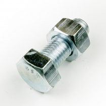 3/4x2 BSW Z/P Hex Bolt & Nut-25