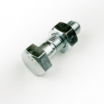 3/4x2.1/4 BSW Z/P Hex Bolt & Nut-25