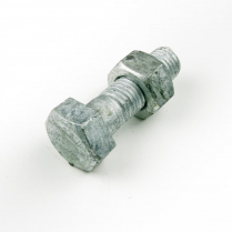 3/4x3 BSW Gal Hex Bolt & Nut-25