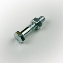 M06x30 CL4.6 Z/P Hex Bolt & Nut-200