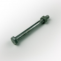 M06x65 CL4.6 Gal Hex Bolt & Nut-150