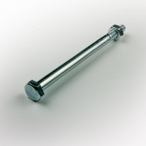 M06x100 CL4.6 Z/P Hex Bolt & Nut-150