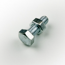 M08x25 CL4.6 Z/P Hex Bolt & Nut-200