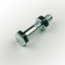 M08x45 CL4.6 Z/P Hex Bolt & Nut-150