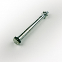 M08x100 CL4.6 Z/P Hex Bolt & Nut-100