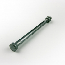 M08x130 CL4.6 Gal Hex Bolt & Nut-100*