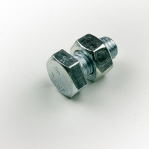 M10x25 CL4.6 Z/P Hex Bolt & Nut-150