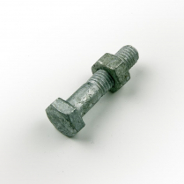 M10x45 CL4.6 Gal Hex Bolt & Nut-150